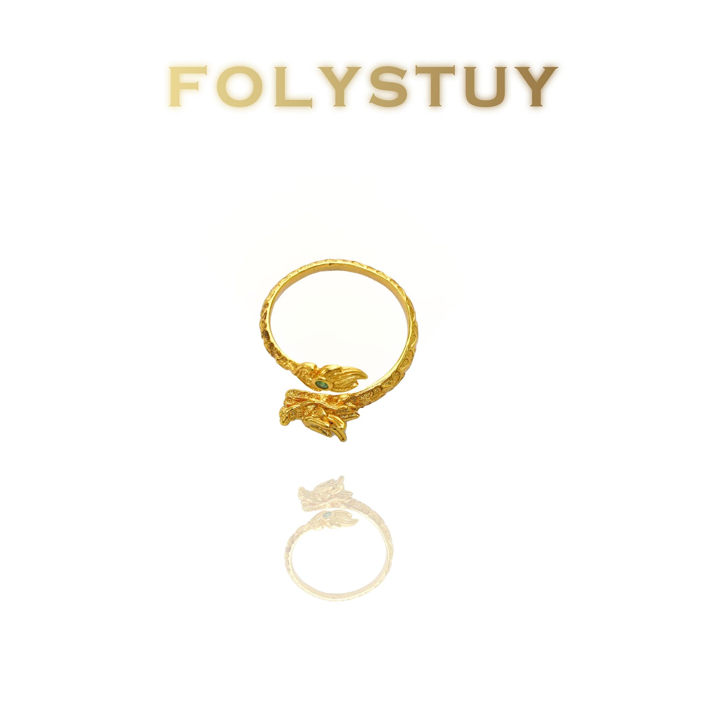 FOLYSTUY (YNZ59) 24k gold filled Fashion Trends Ring