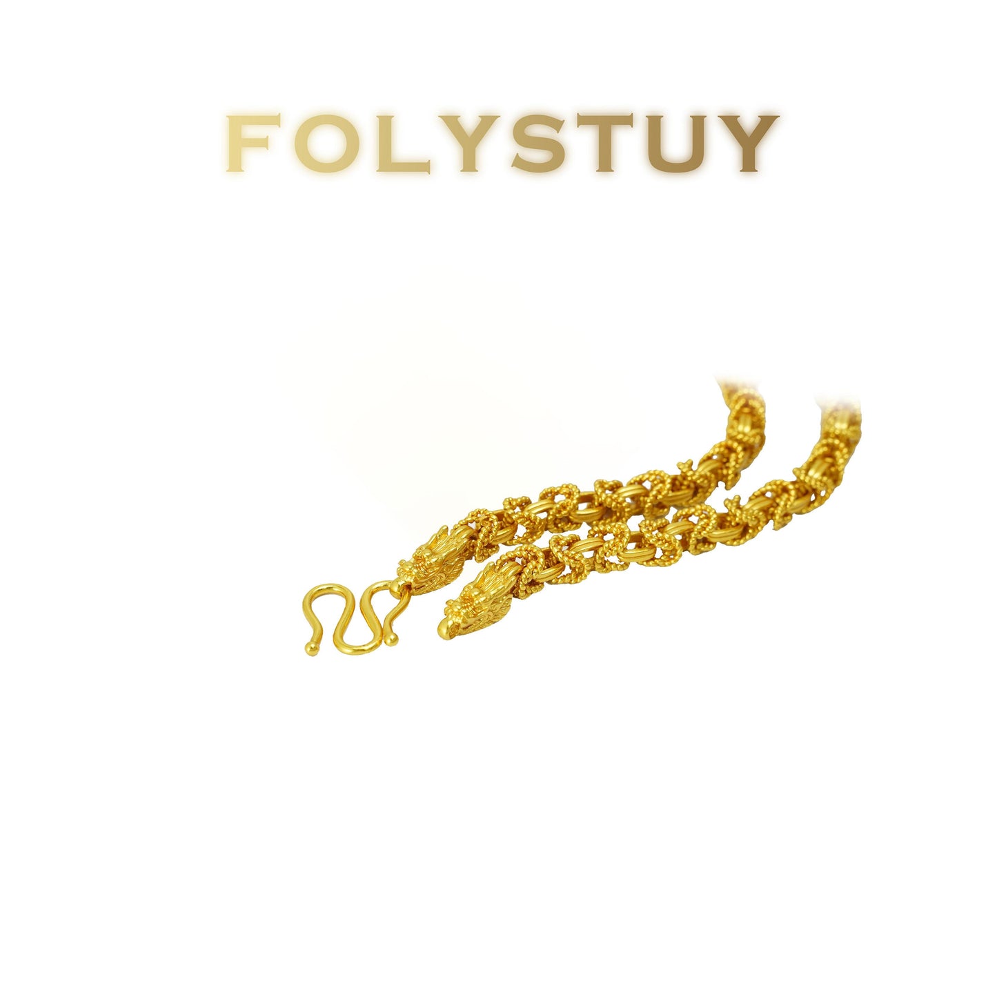 【FOLYSTUY(YNY11)】24k gold filled Big keel tank necklace