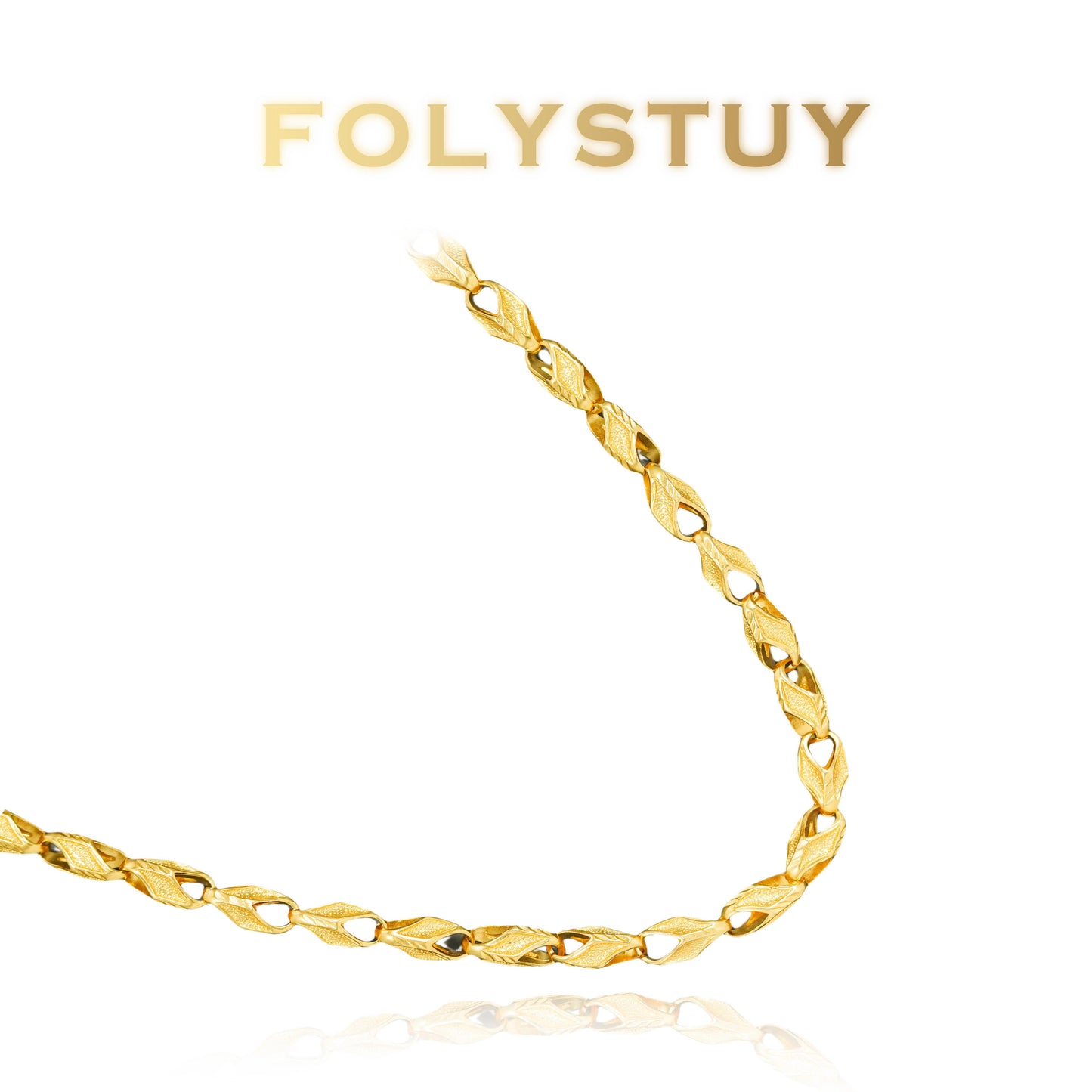 【FOLYSTUY (YNY03)】24k gold filled Wheat Ears Bracelet
