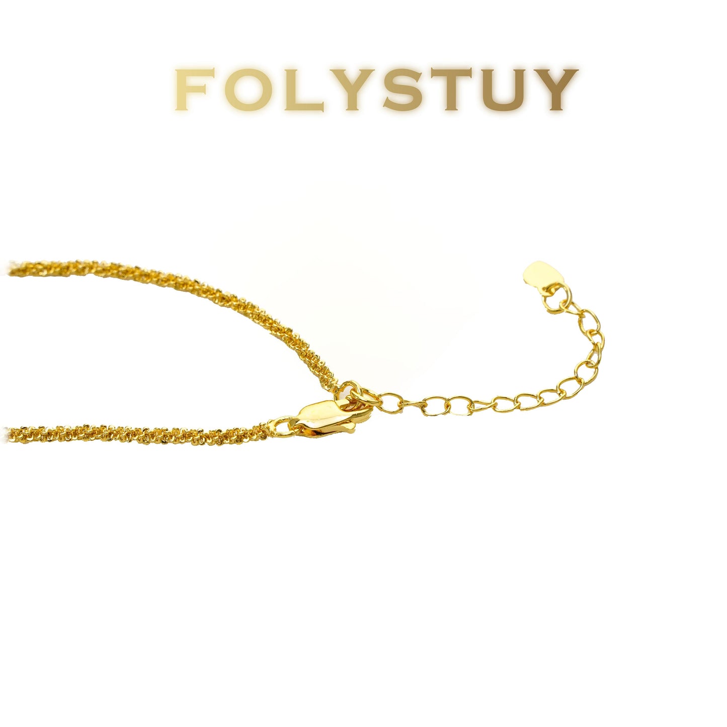 【FOLYSTUY (W170)】24k gold filled Full Star Bracelet