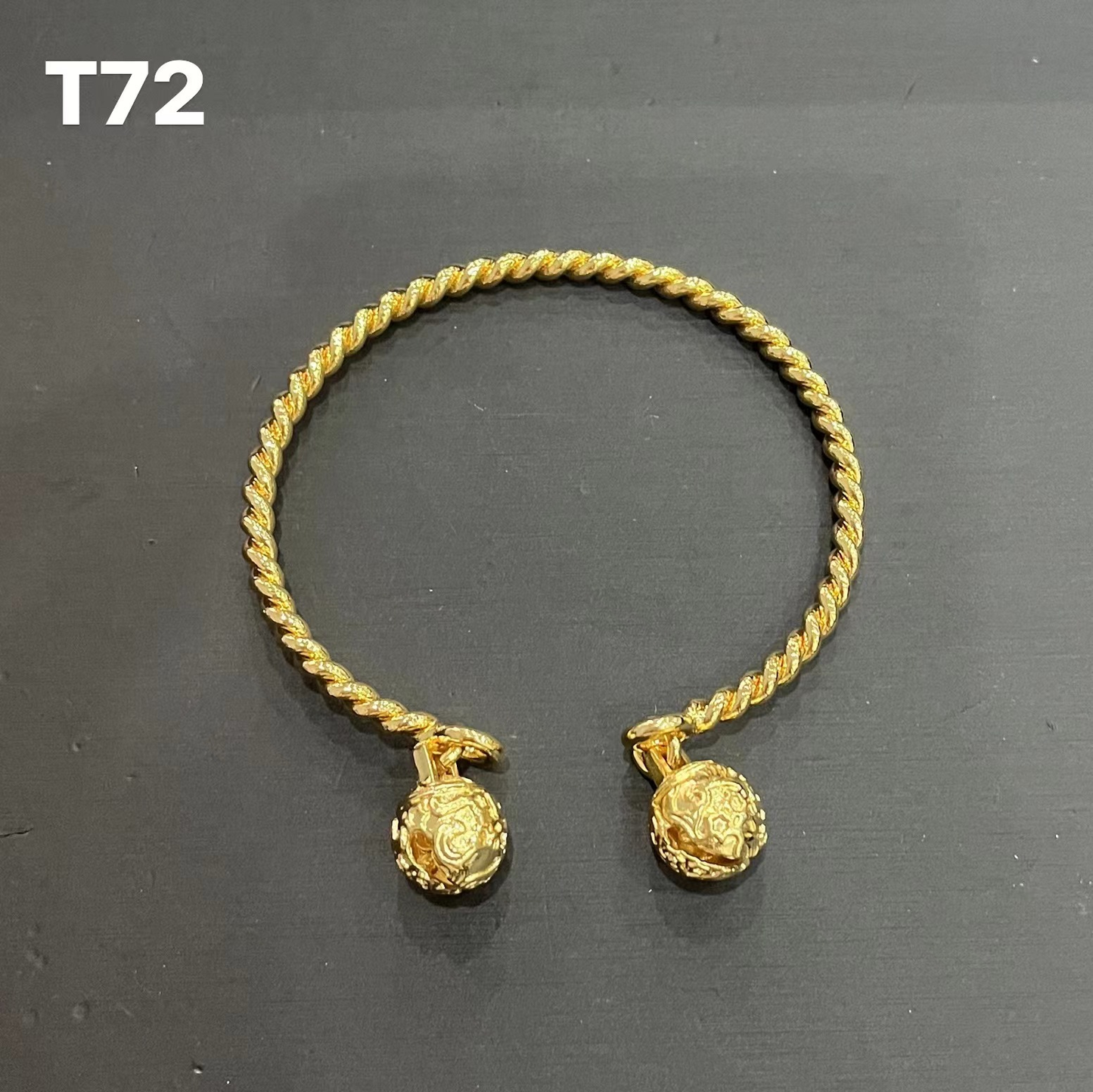 Brazalete de campana de palacio retorcido T72