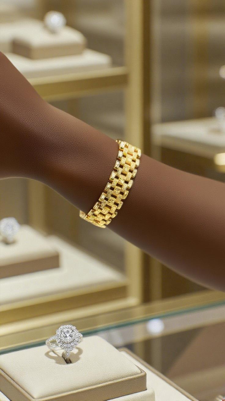 【FOLYSTUY (YNW06)】24k gold filled Watch Strap Bracelet
