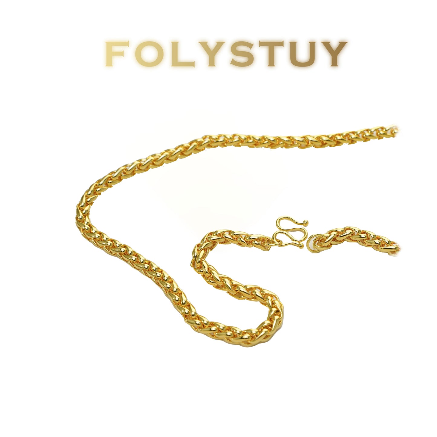 【FOLYSTUY (Y138)】24k gold filled Lantern Necklace
