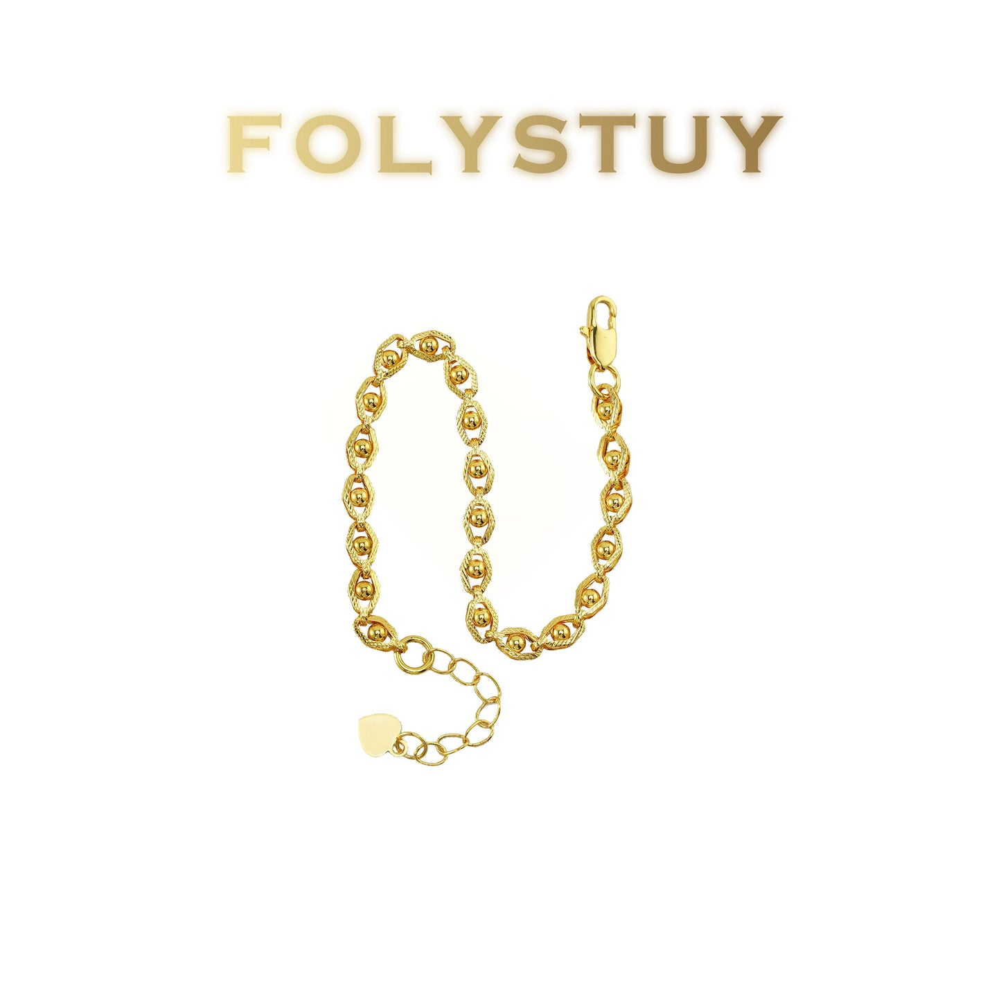 【FOLYSTUY(W174)】24k gold filled Devil's Eye Bracelets