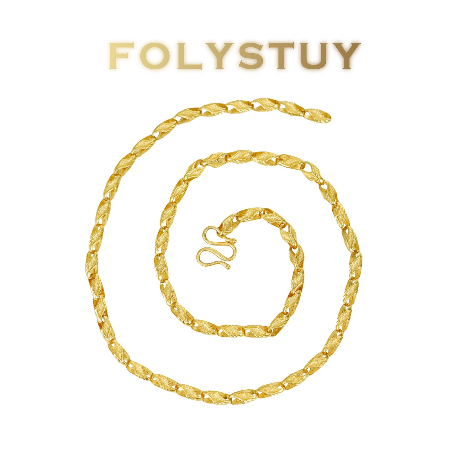 【FOLYSTUY (YNY03)】24k gold filled Wheat Ears Bracelet