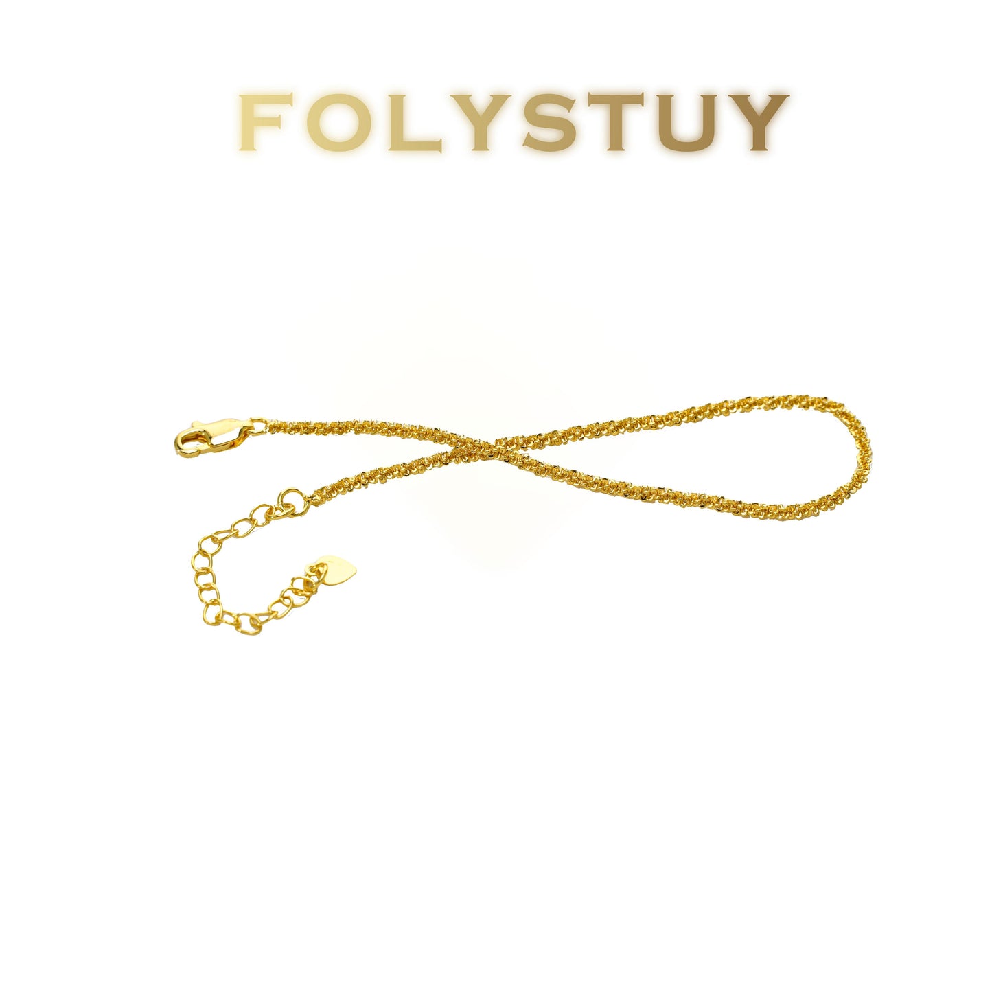 【FOLYSTUY (W170)】24k gold filled Full Star Bracelet
