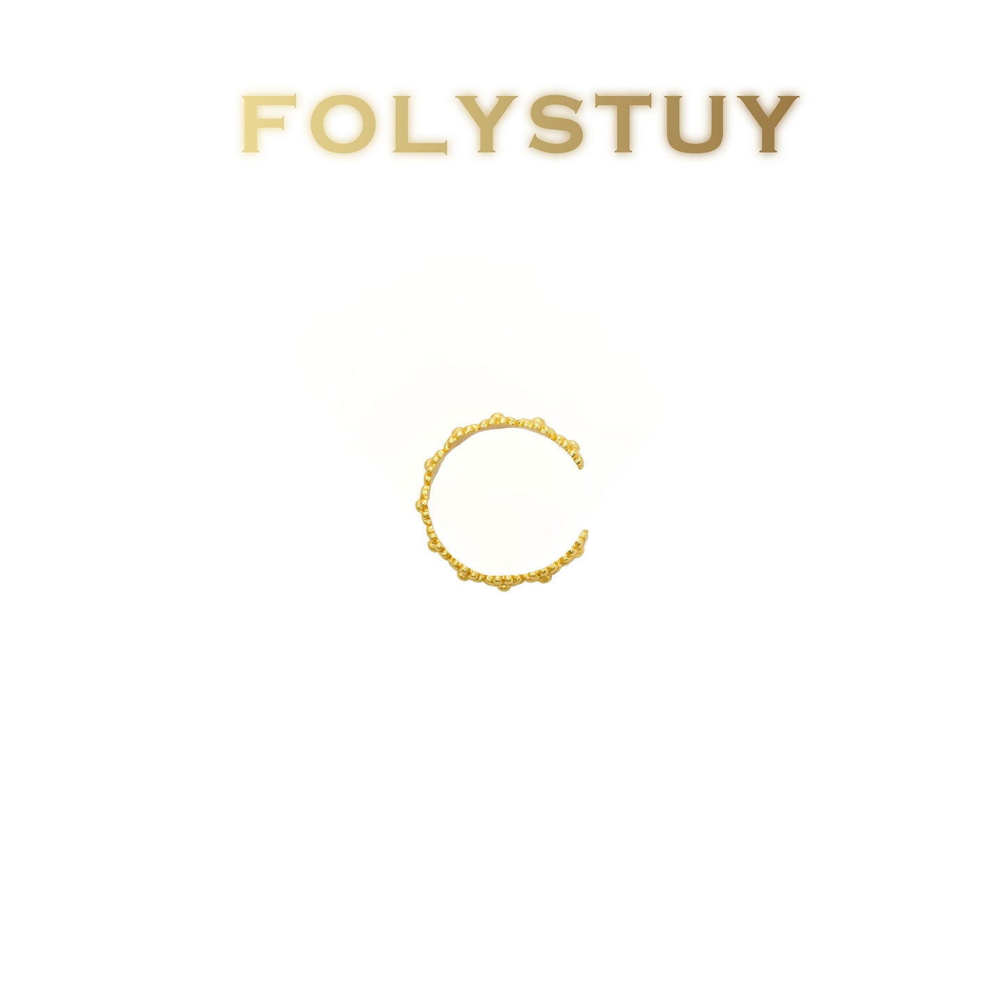 【FOLYSTUY(YNZ54)】24k gold filled Exquisitely Designed Ancient Flower Rings