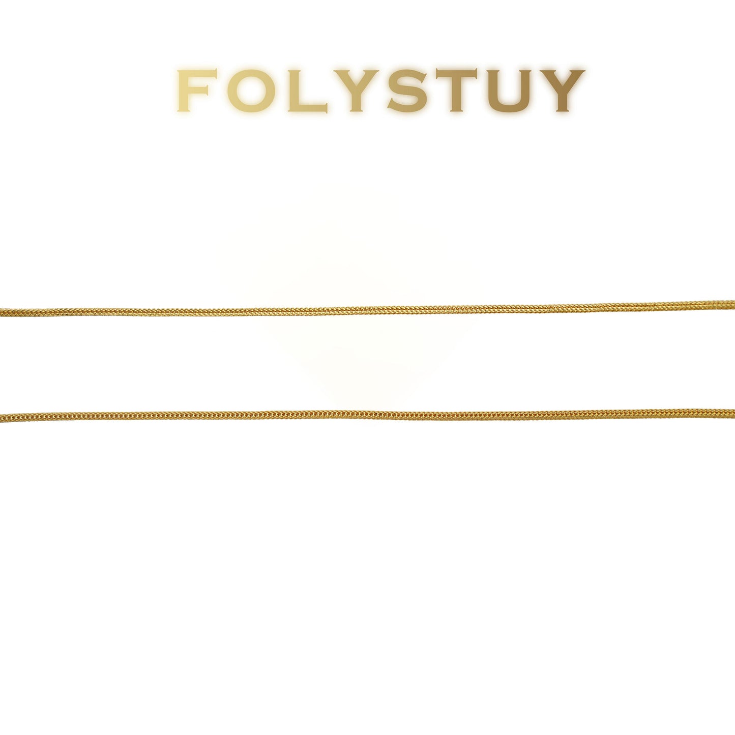 【FOLYSTUY (Y136)】24k gold filled Fox Tail Necklace
