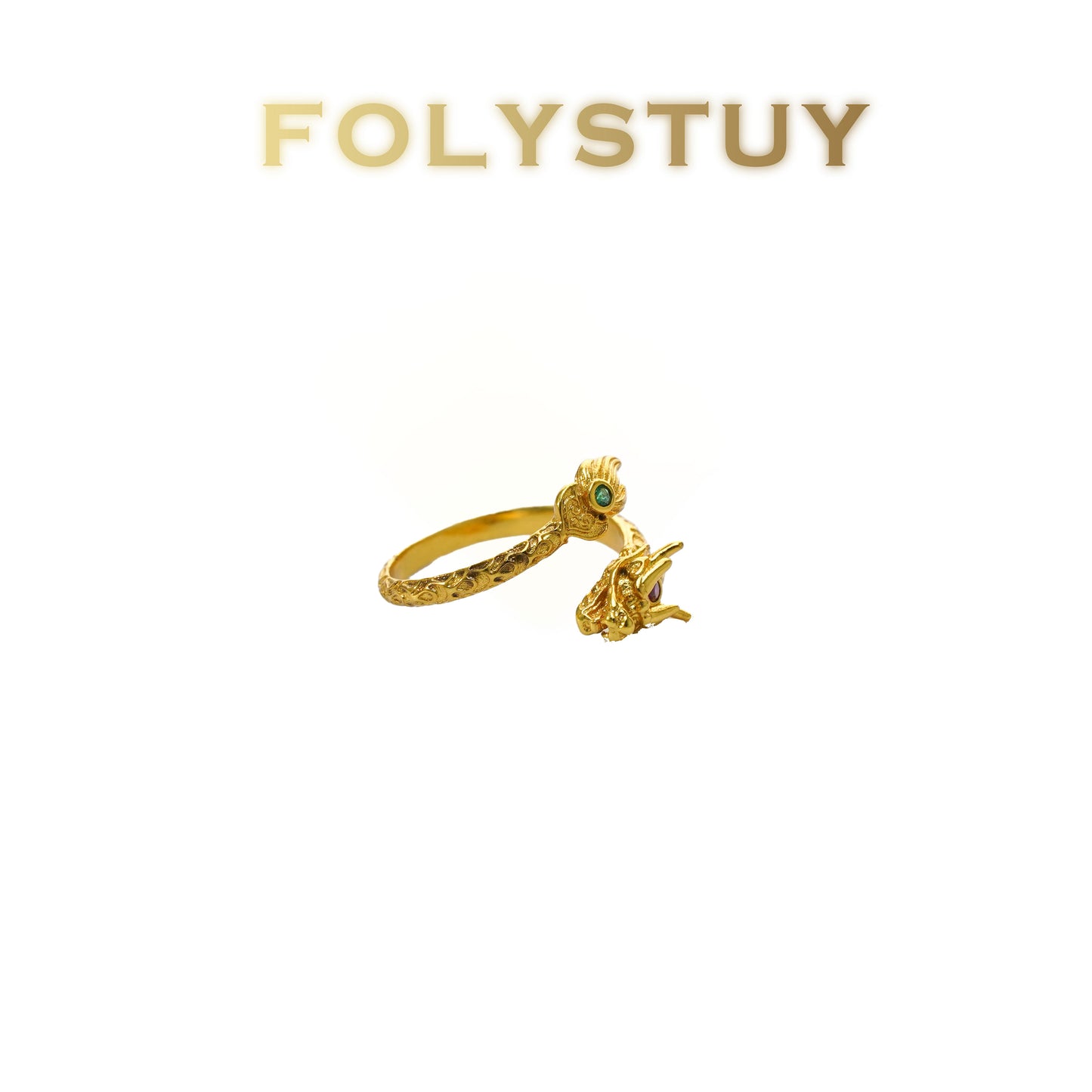 FOLYSTUY (YNZ59) 24k gold filled Fashion Trends Ring