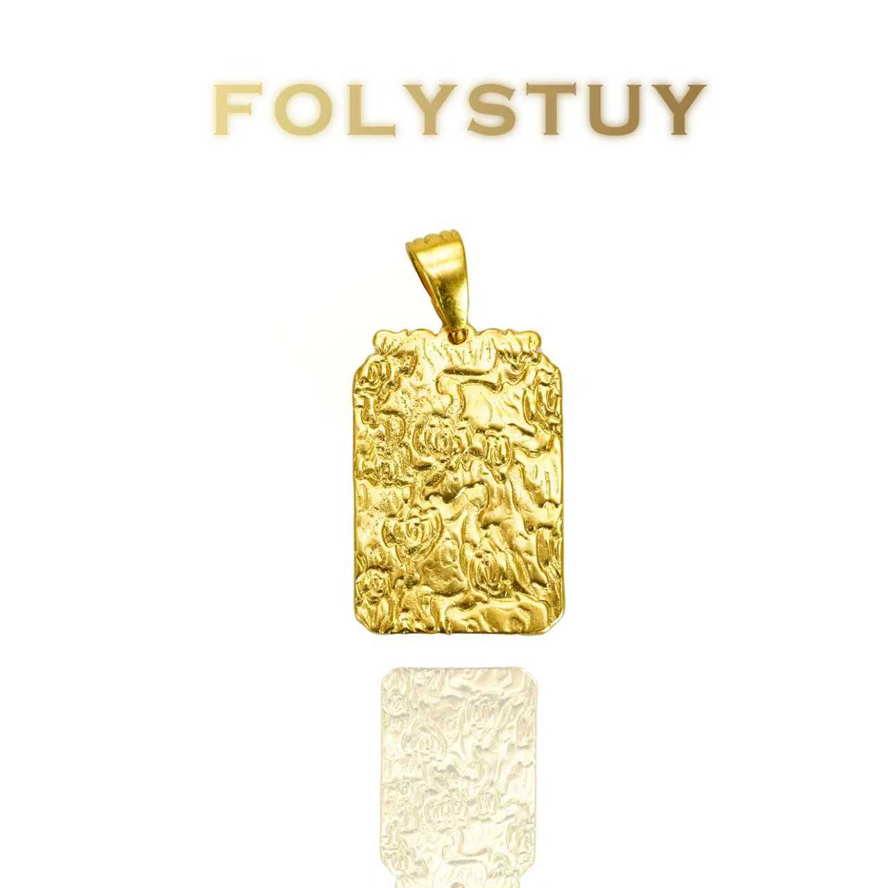 FOLYSTUY(YNK10) 24k gold filled Dragon Pendant