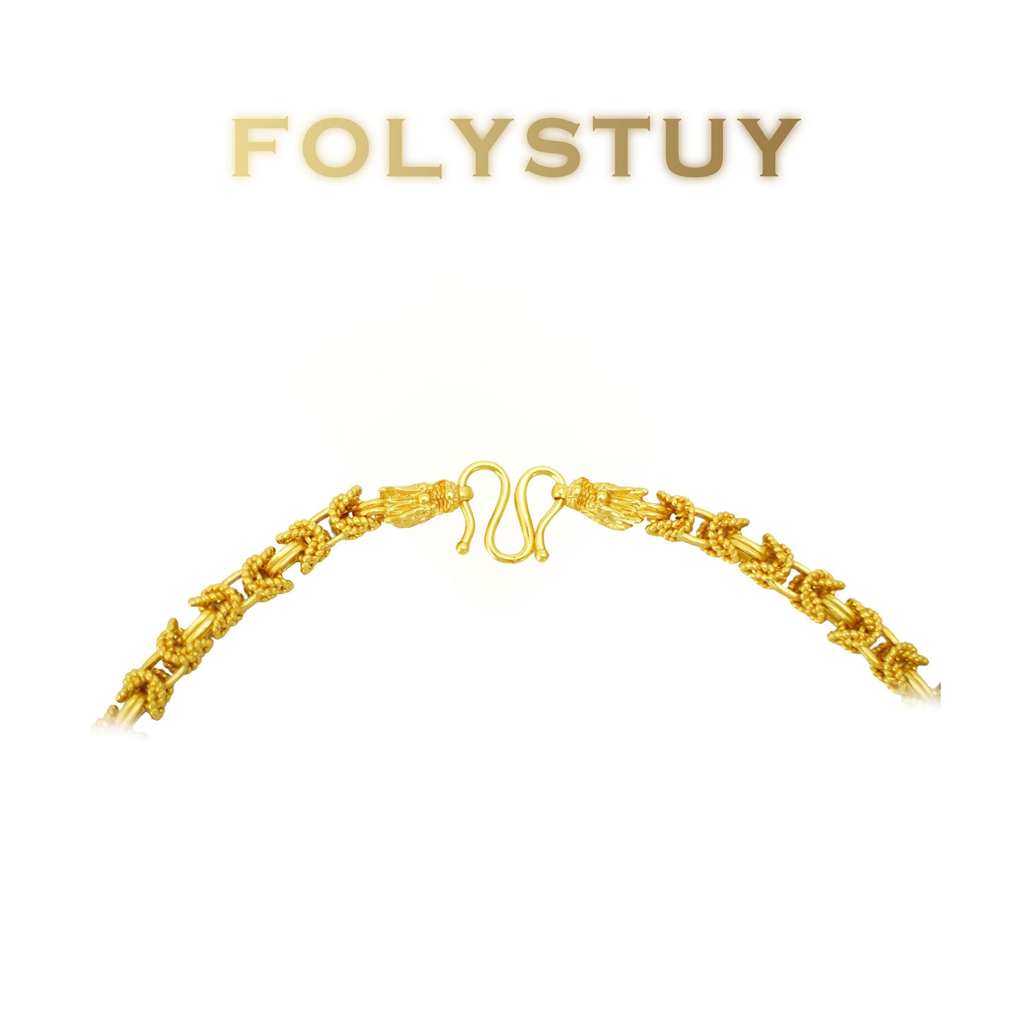 【FOLYSTUY(YNY11)】24k gold filled Big keel tank necklace