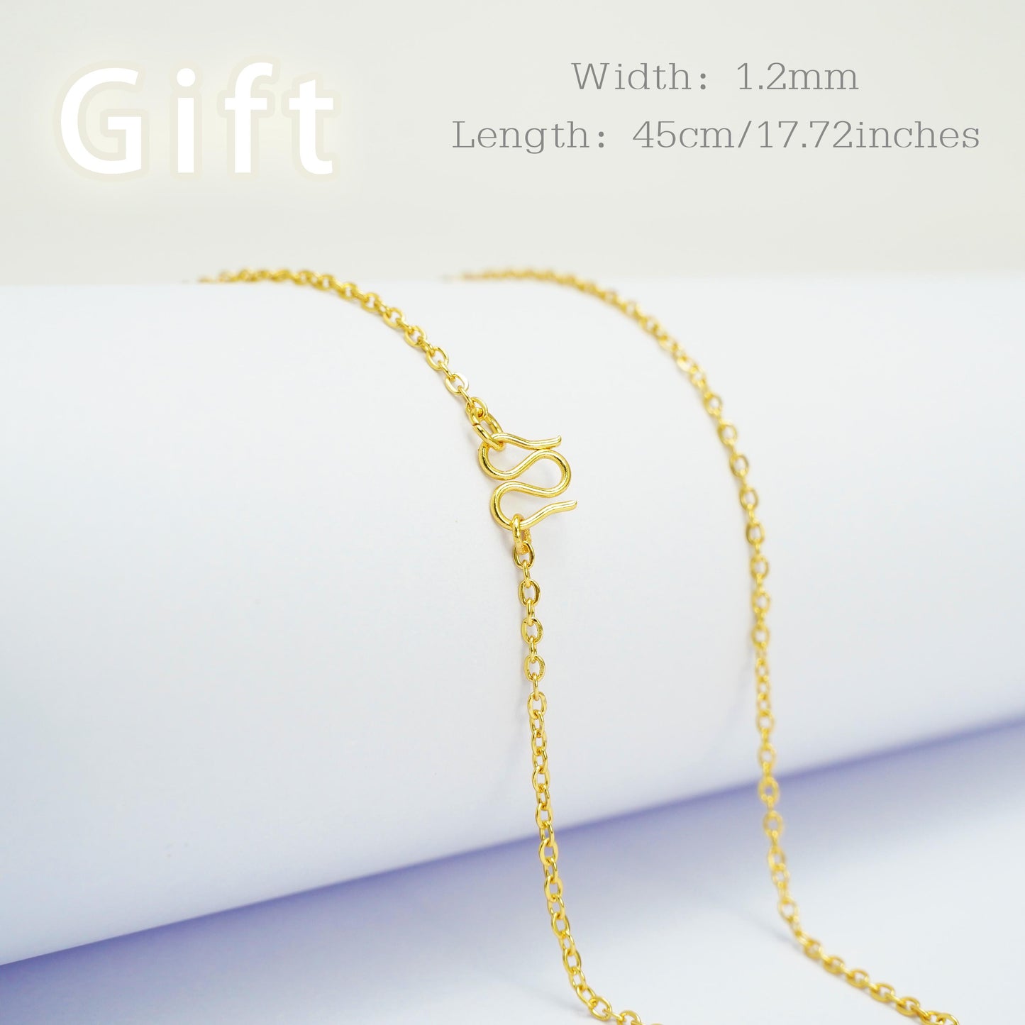 FOLYSTUY(K135) 24k gold filled Cross Pendant