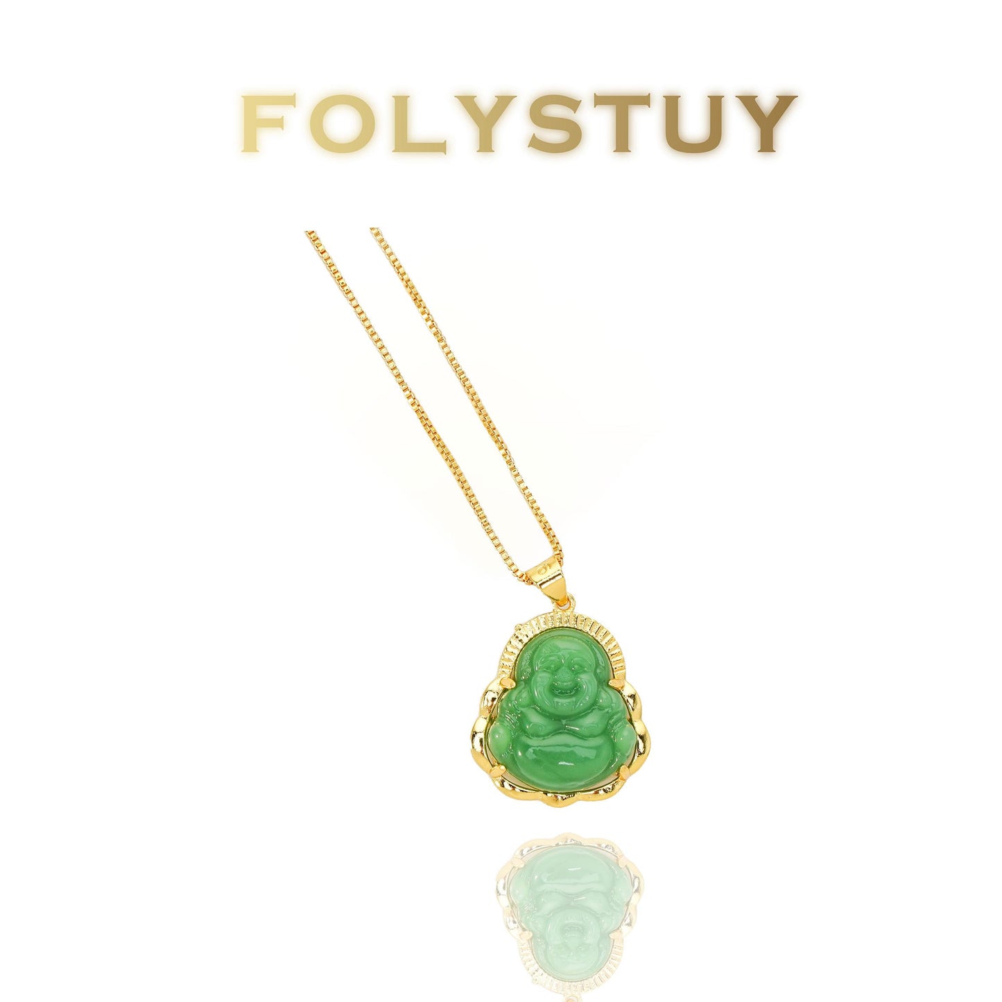 【FOLYSTUY(K57)】Exquisite Buddha Pendant:Delicately Sculpted Buddha Figure -Exquisite Buddha Pendant