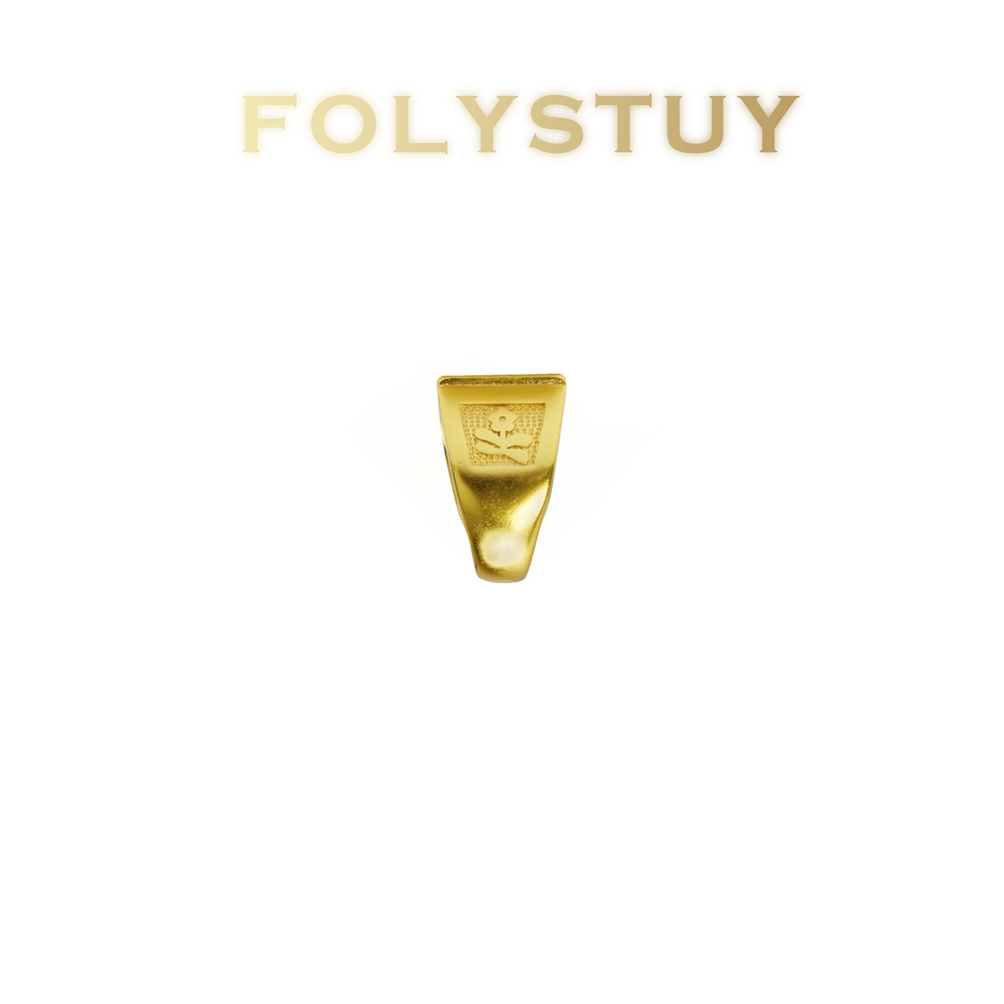 【FOLYSTUY (YNZ63)】24k gold filled dragon- Fashion Trends Gold-Tone Ring