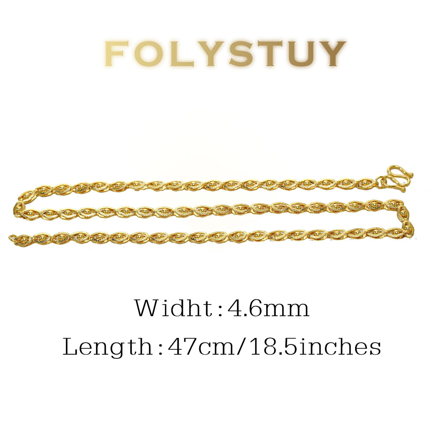 【FOLYSTUY (Y135)】24k gold filled Exquisite Devil's Eye Necklace