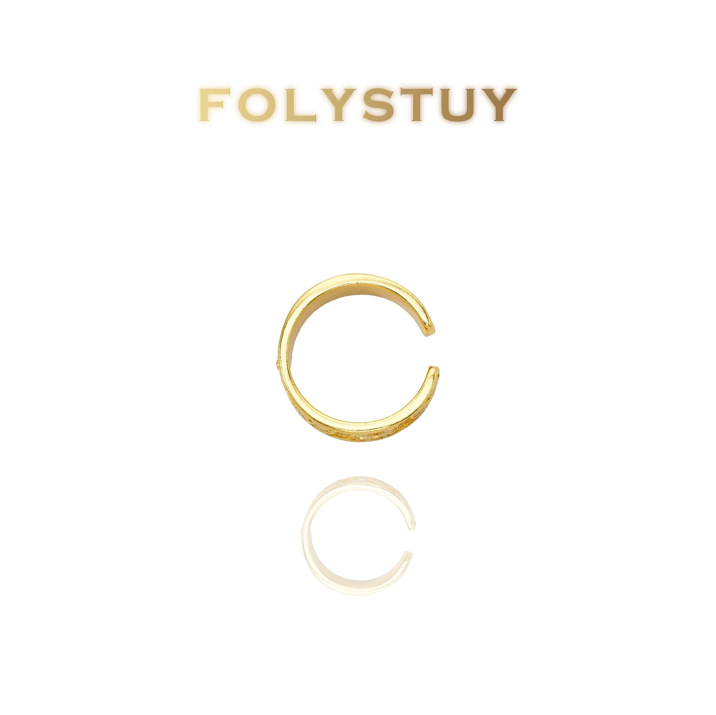【FOLYSTUY (YNZ48)】24k gold filled Fashion Trends Ring