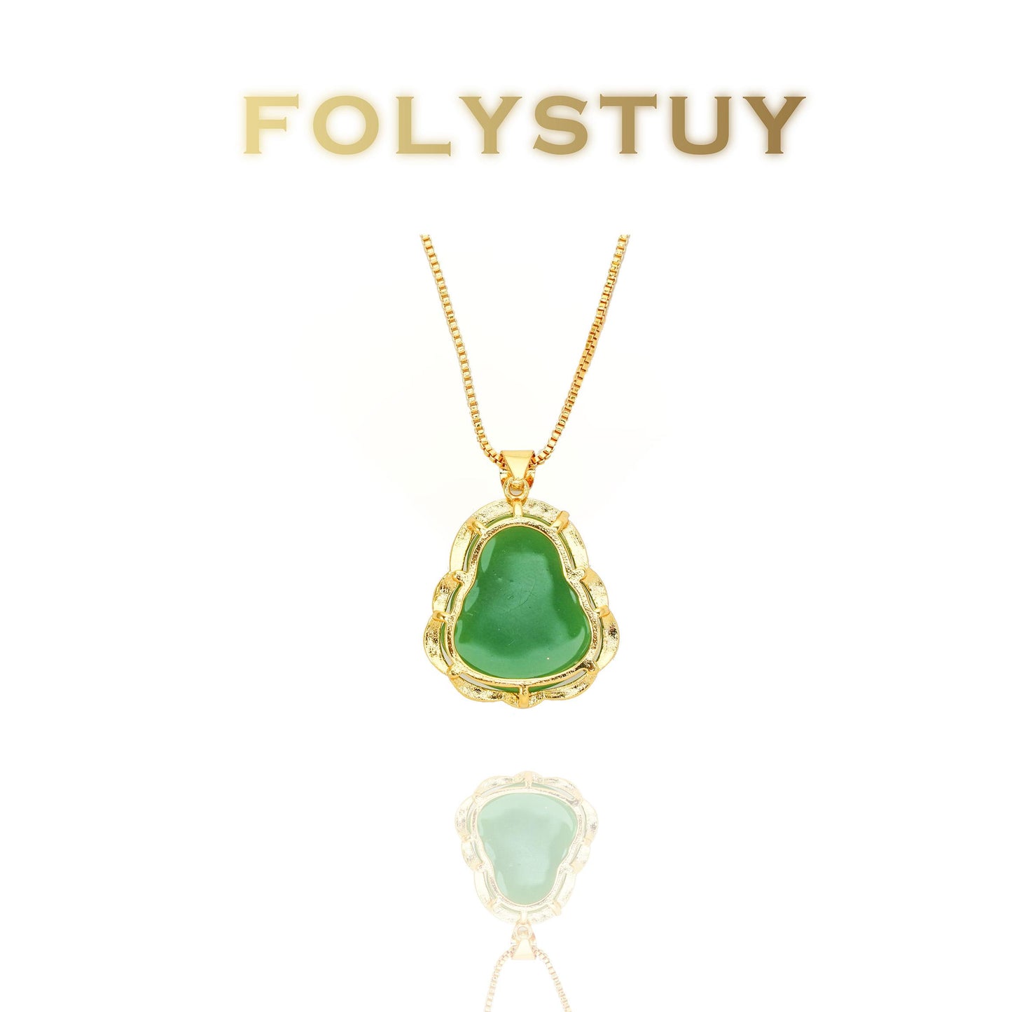 【FOLYSTUY(K57)】Exquisite Buddha Pendant:Delicately Sculpted Buddha Figure -Exquisite Buddha Pendant