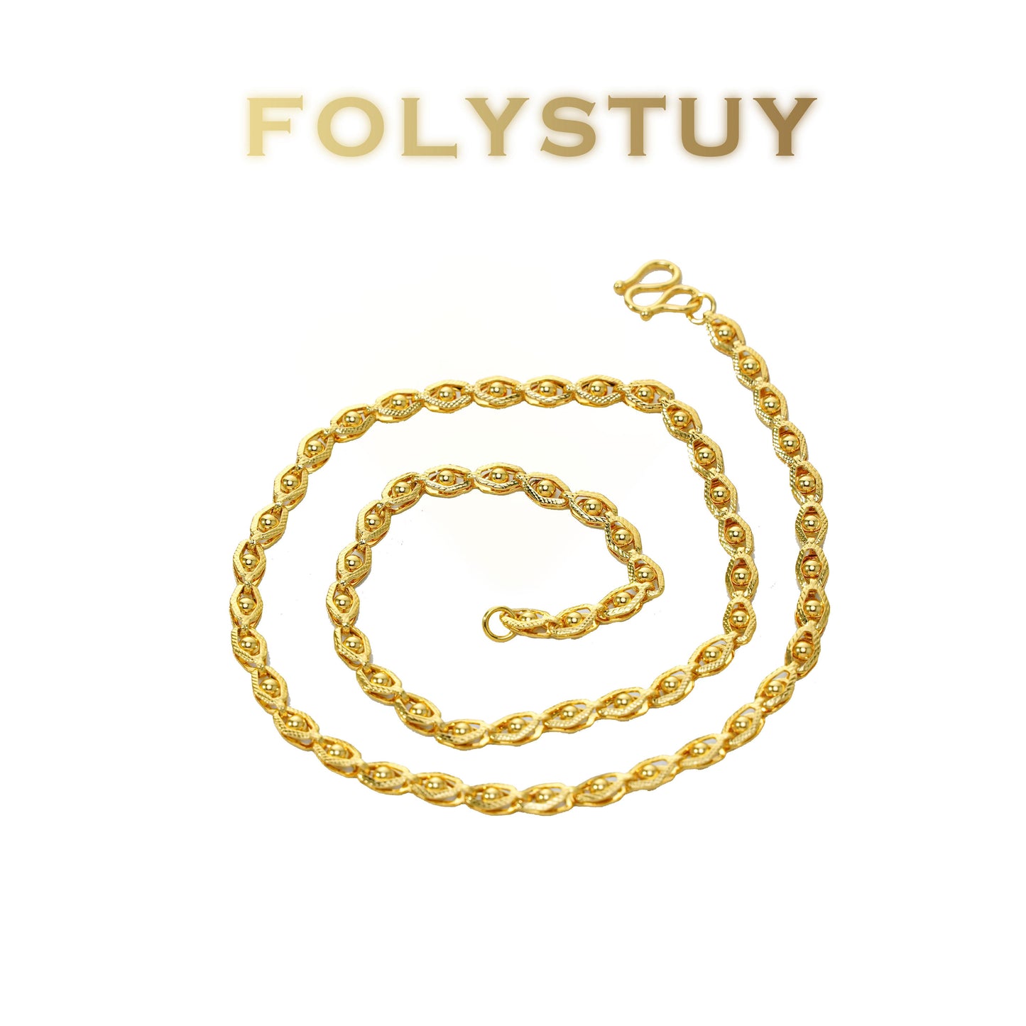 【FOLYSTUY (Y135)】24k gold filled Exquisite Devil's Eye Necklace