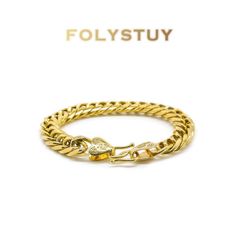 Curved Cuban Bracelet NO.W111