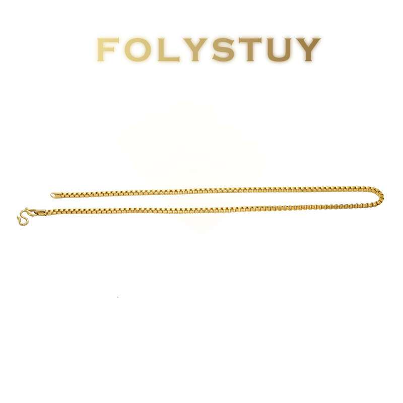 Embossed Box Necklace NO.Y59M