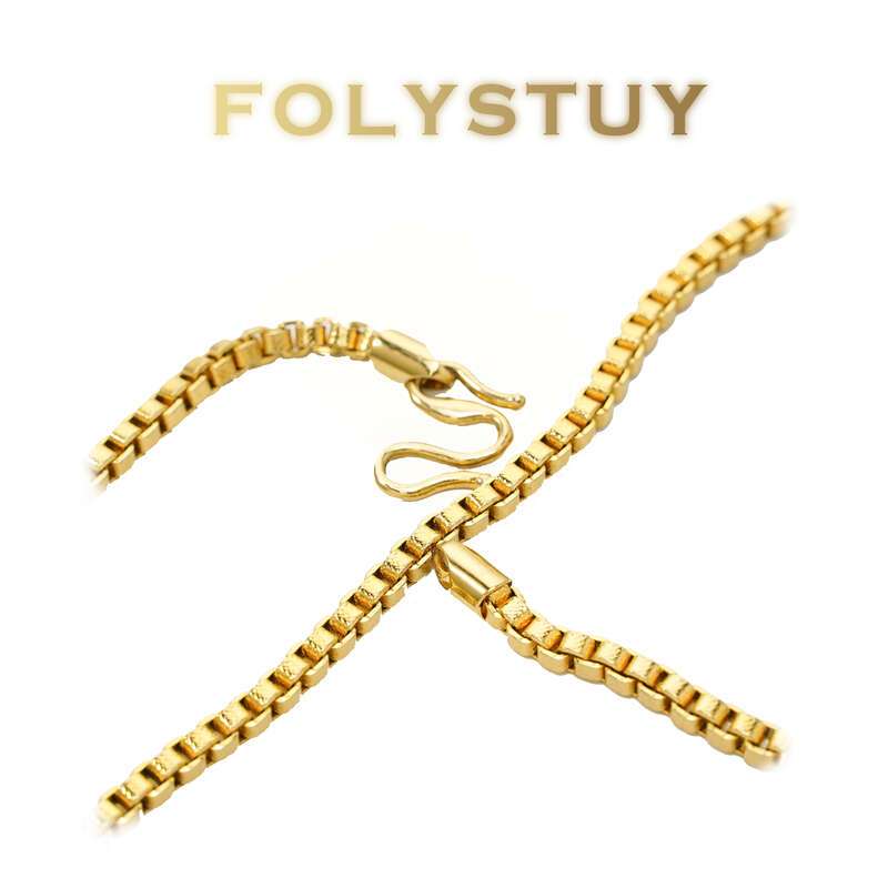 Embossed Box Necklace NO.Y59M
