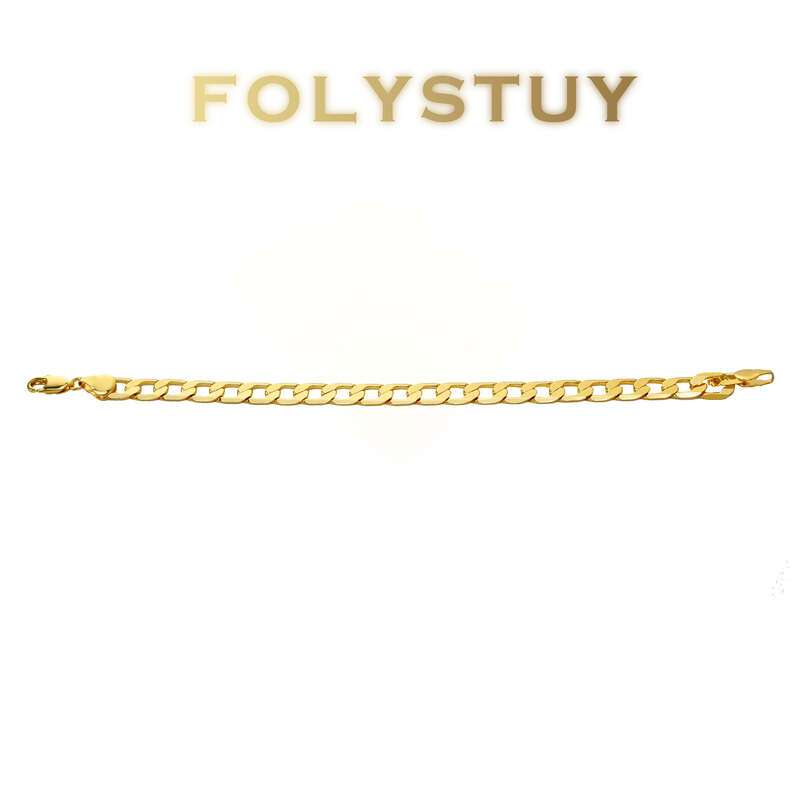 Flat Cuban Bracelet NO.W168