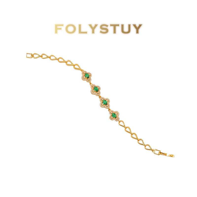 Four-leaf Clover Bracelet NO.W91