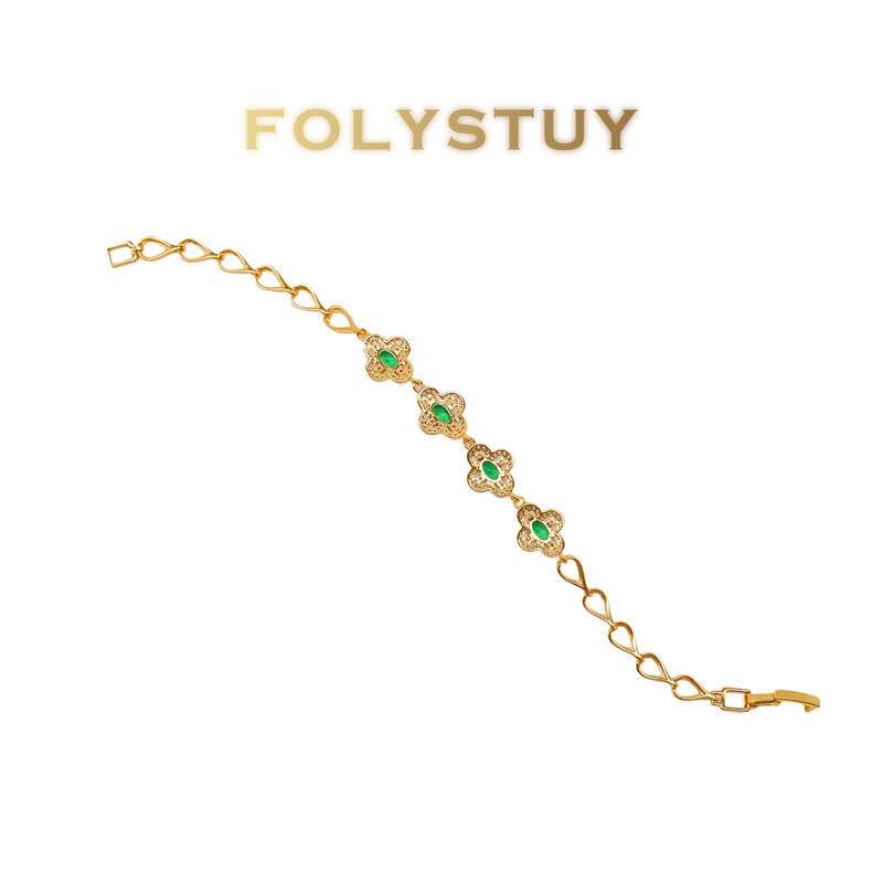 Four-leaf Clover Bracelet NO.W91