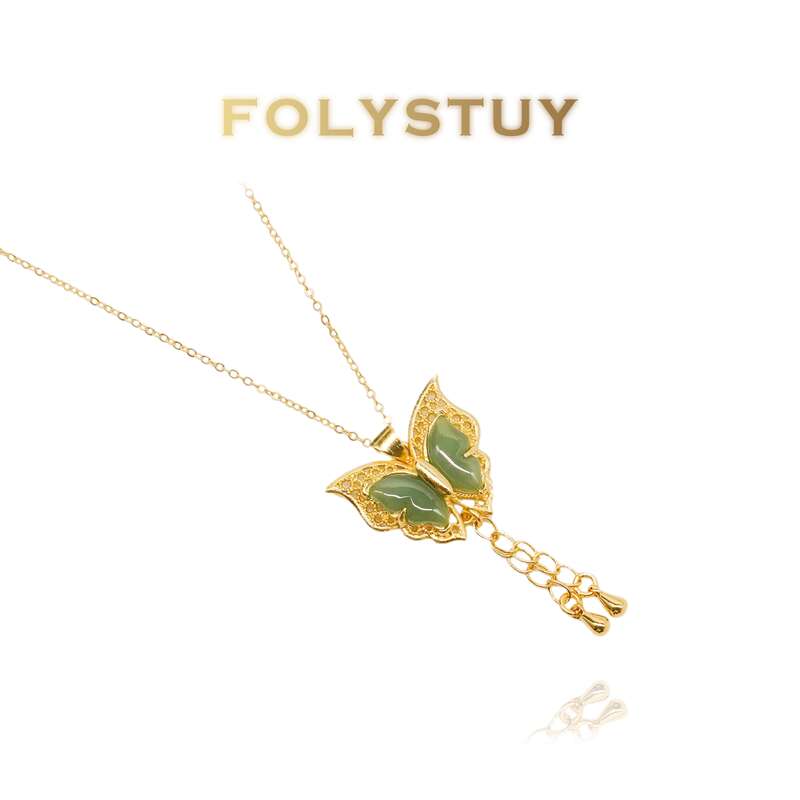Jade Butterfly Pendant NO.K67