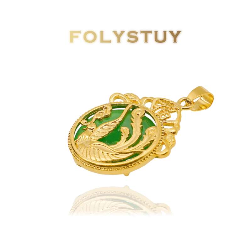 Jade Phoenix Pendant NO.K56