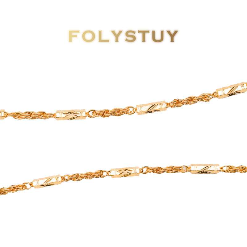 Large Hexagonal Twist Necklace NO.Y19