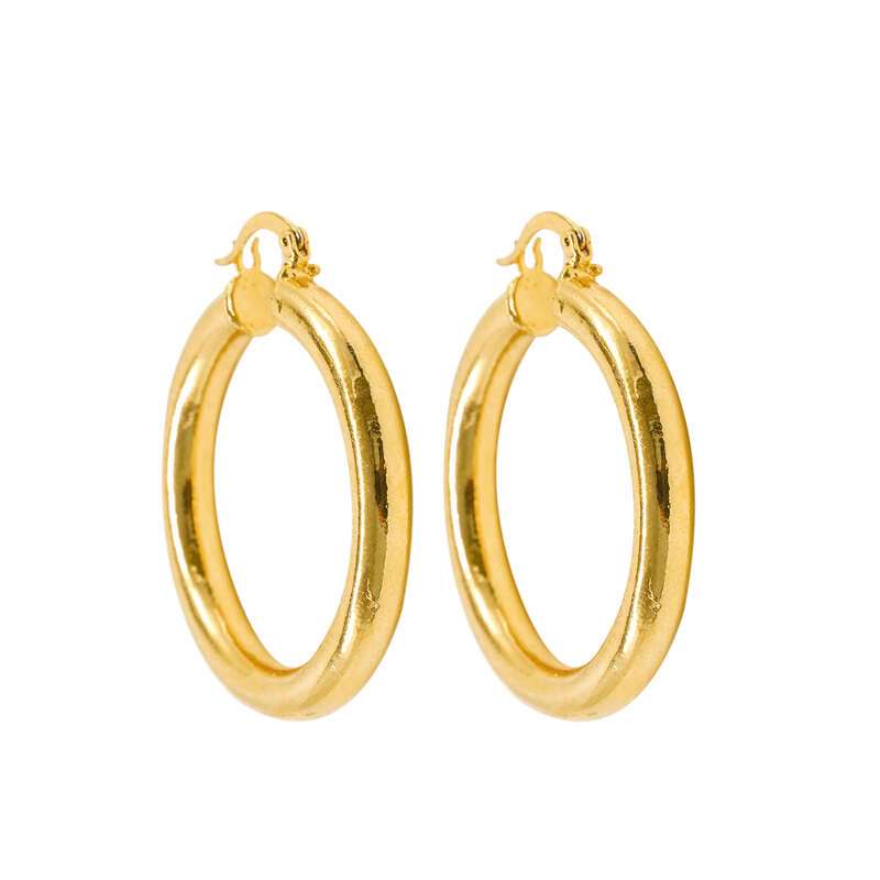 Glossy Vegan Hoop Earrings NO.C33
