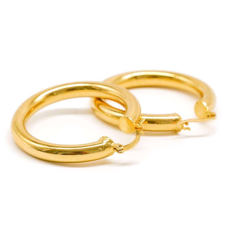 Glossy Vegan Hoop Earrings NO.C33