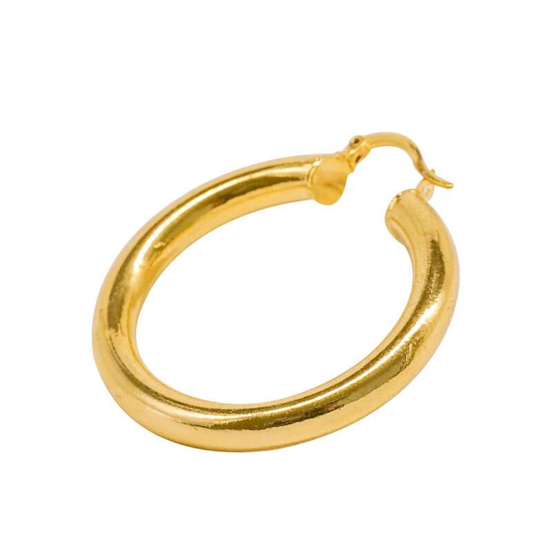 Glossy Vegan Hoop Earrings NO.C33