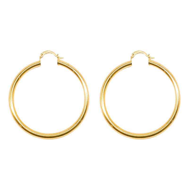 Glossy Vegan Hoop Earrings NO.C34