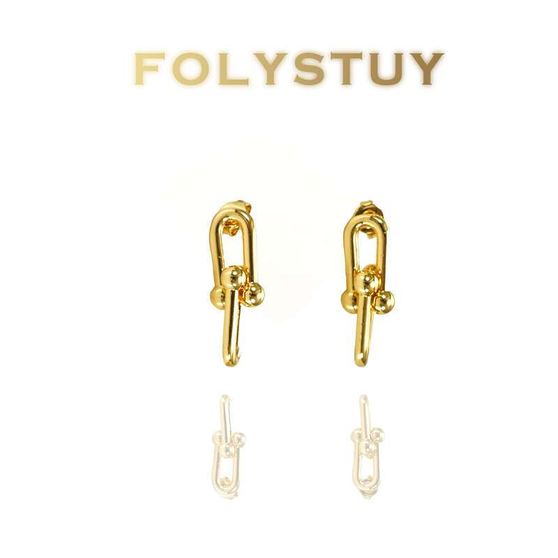 Paper Clip Earrings NO.C68