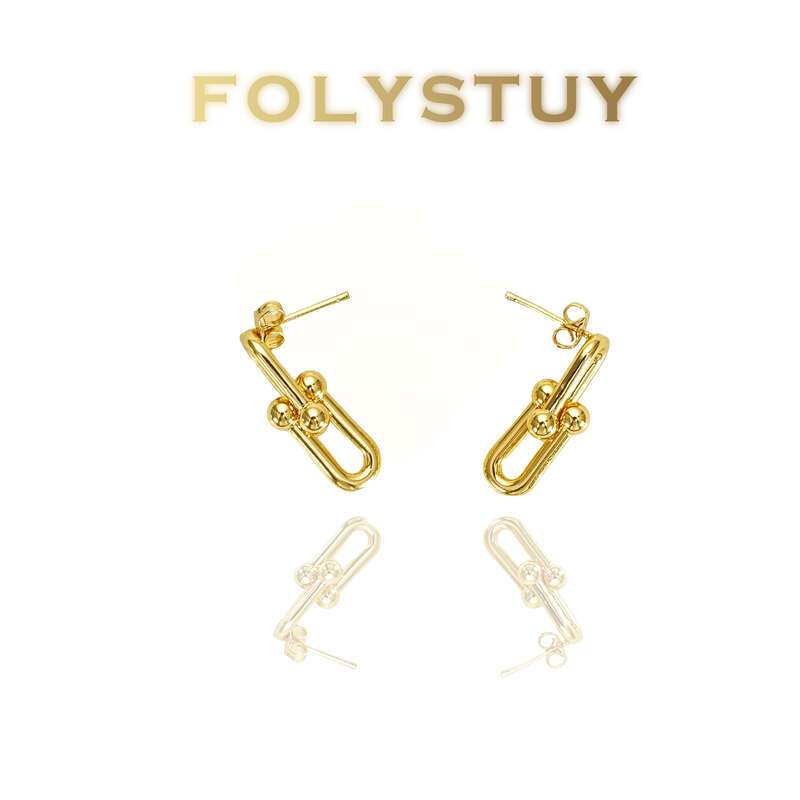 Paper Clip Earrings NO.C68