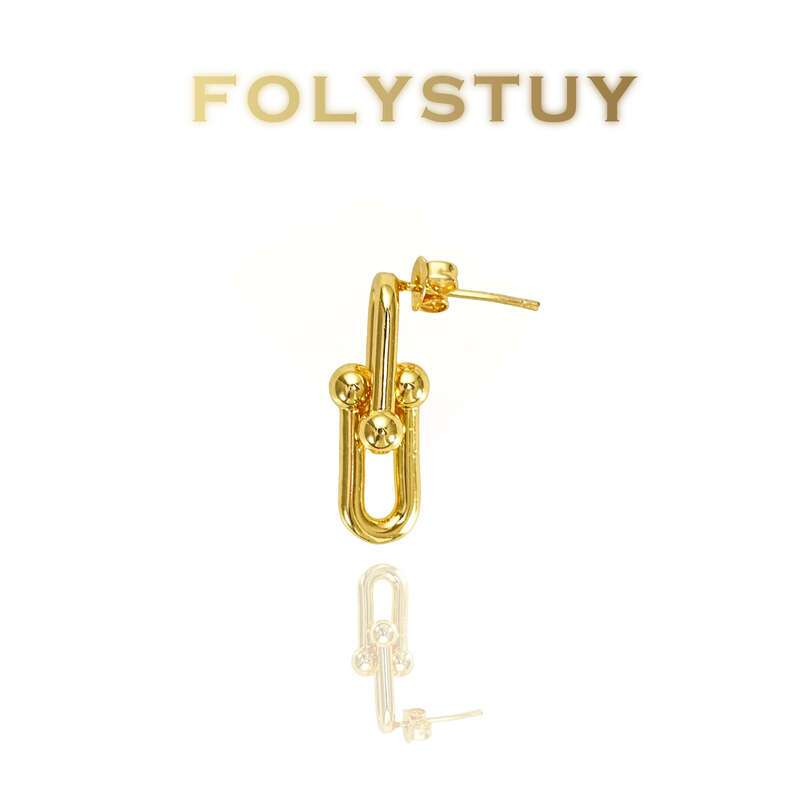 Paper Clip Earrings NO.C68