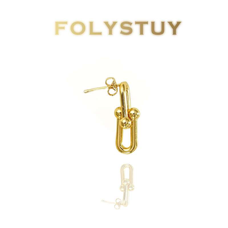 Paper Clip Earrings NO.C68