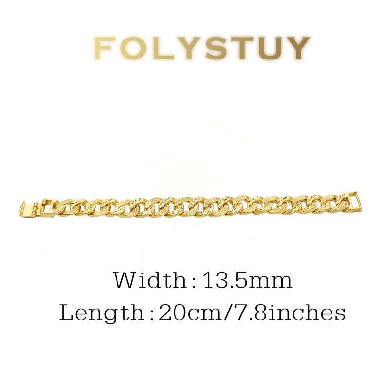 Printed and Spliced Cuban Bracelet NO.W167