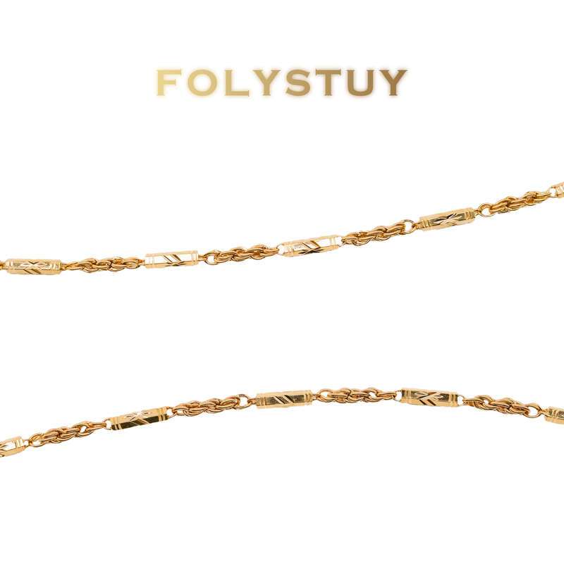 Small Hexagonal Twist Necklace NO.Y18
