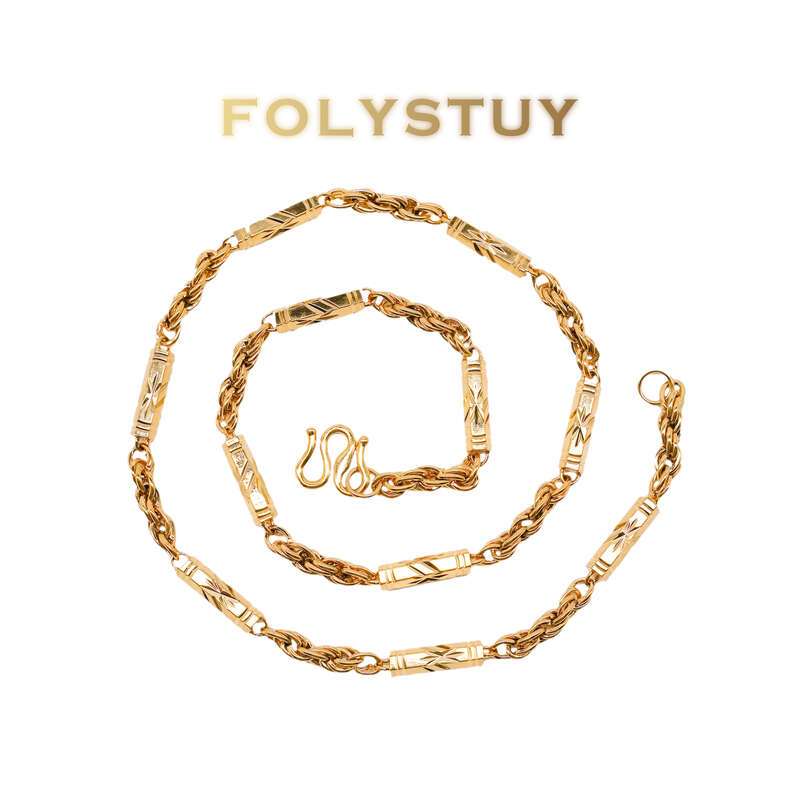 Small Hexagonal Twist Necklace NO.Y18