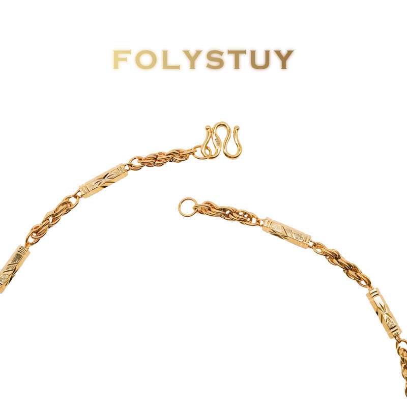 Small Hexagonal Twist Necklace NO.Y18