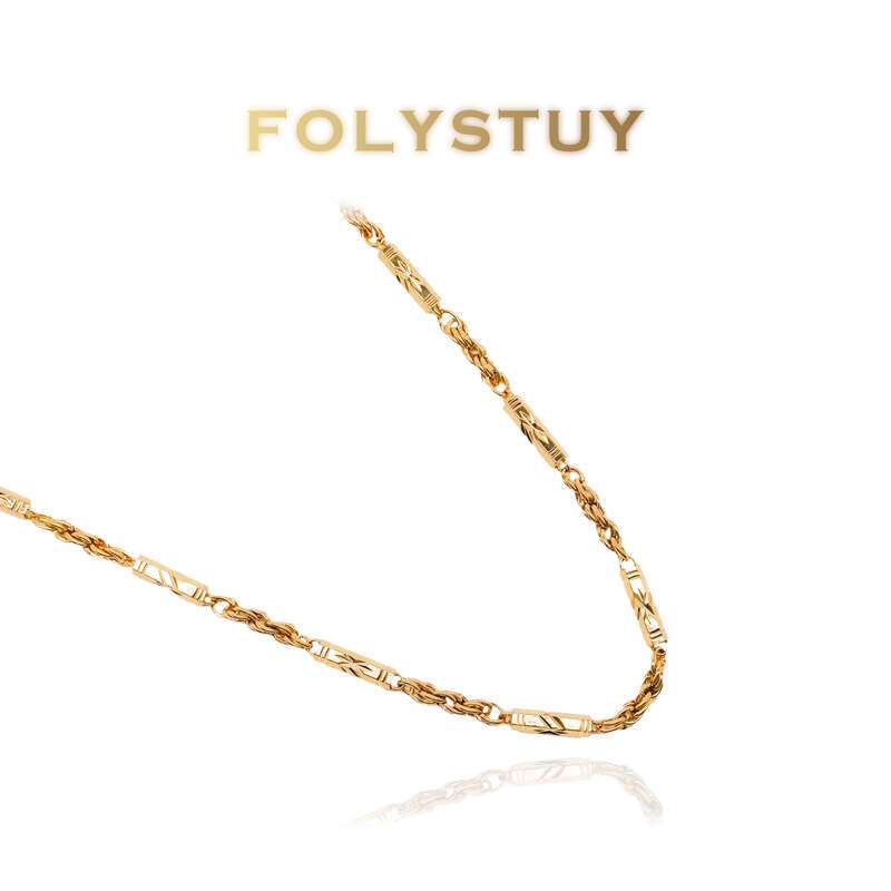 Small Hexagonal Twist Necklace NO.Y18