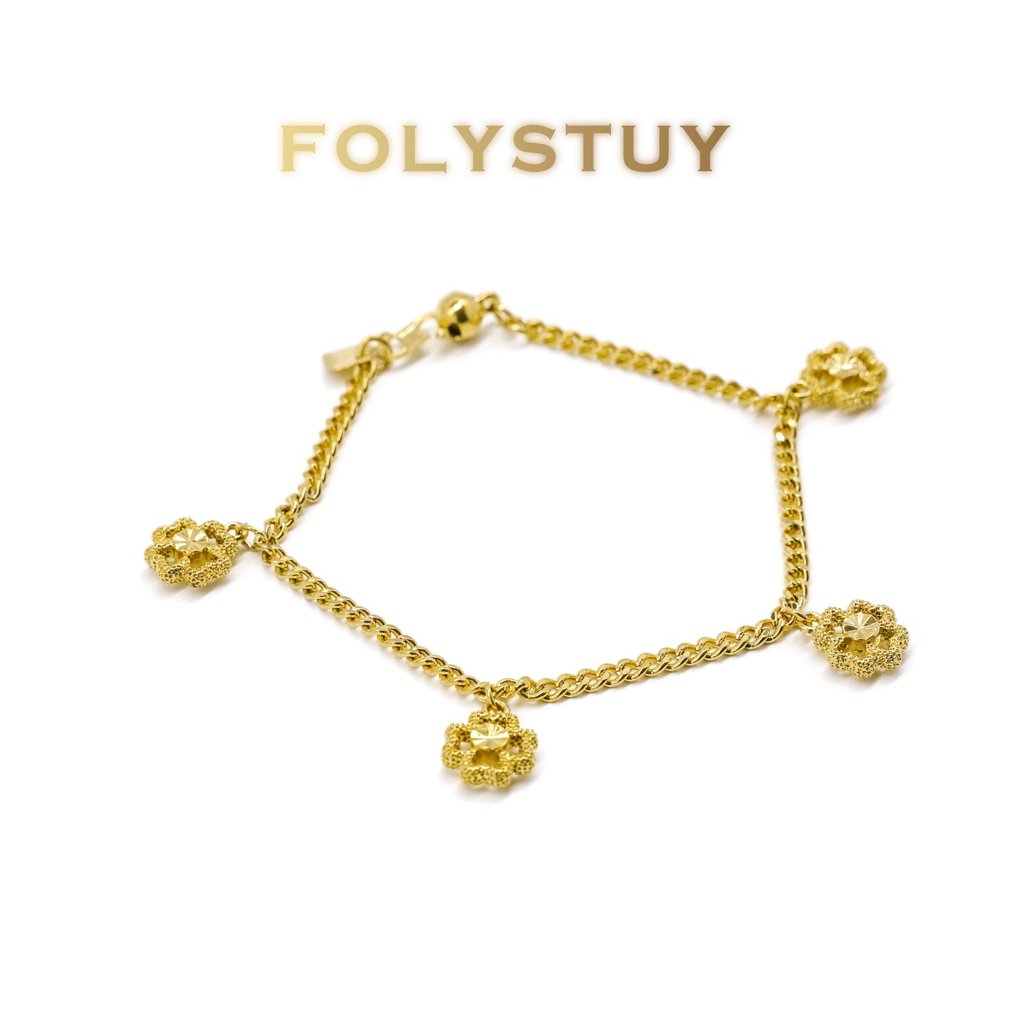 Pulsera de trébol cubano W117