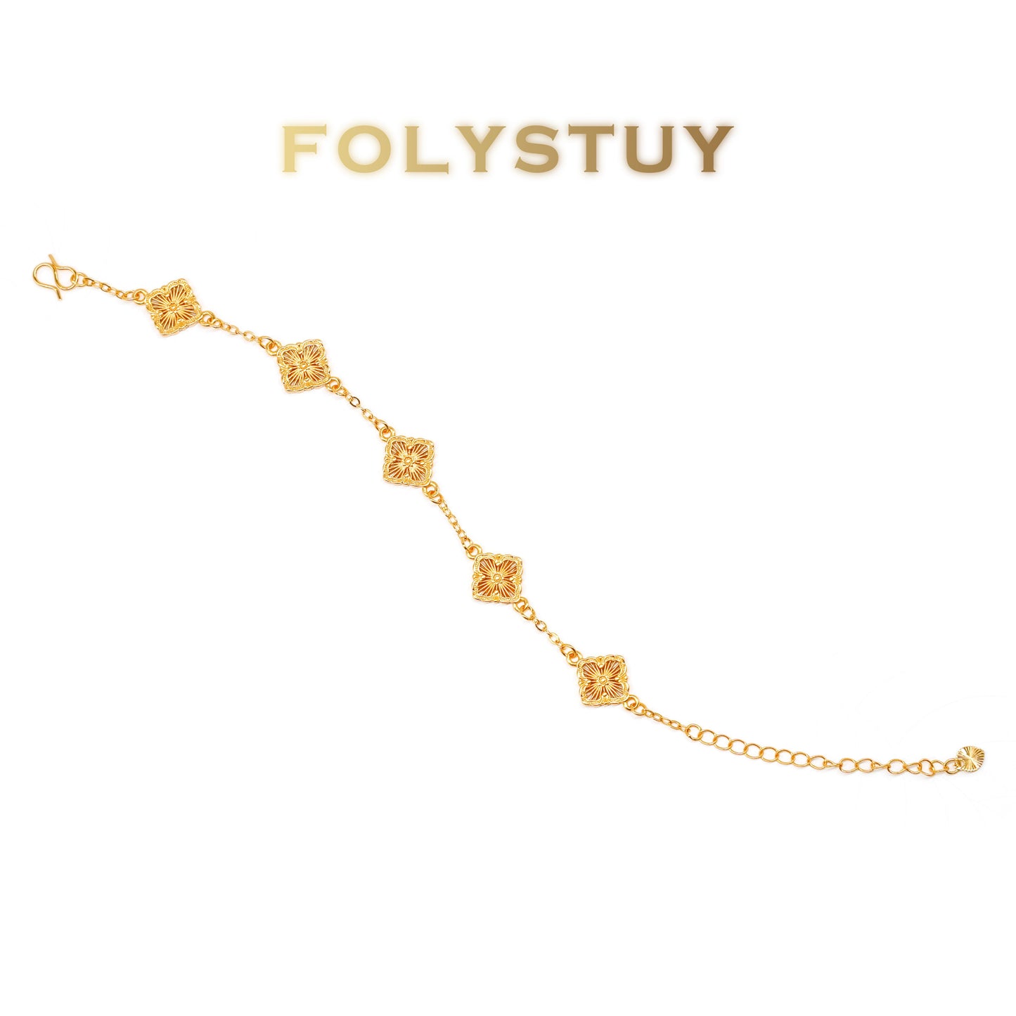Pulsera de flores W134