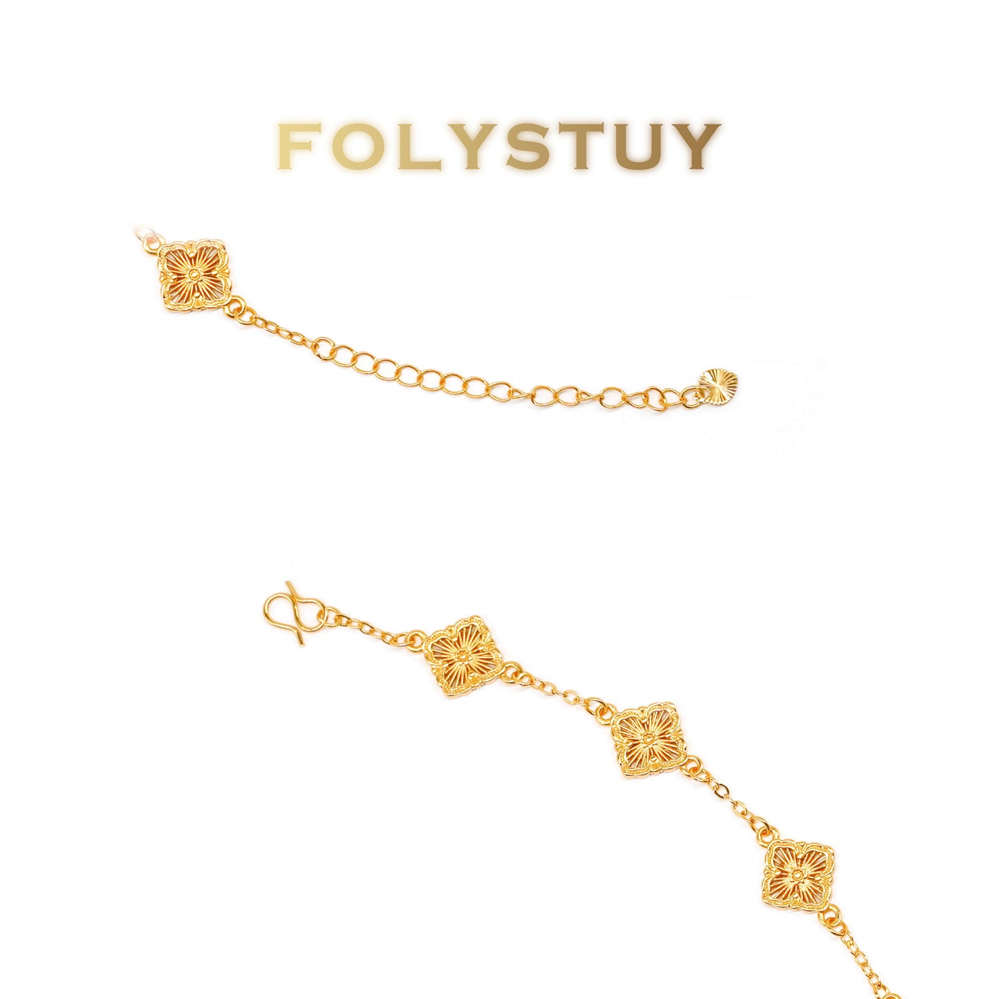 Pulsera de flores W134