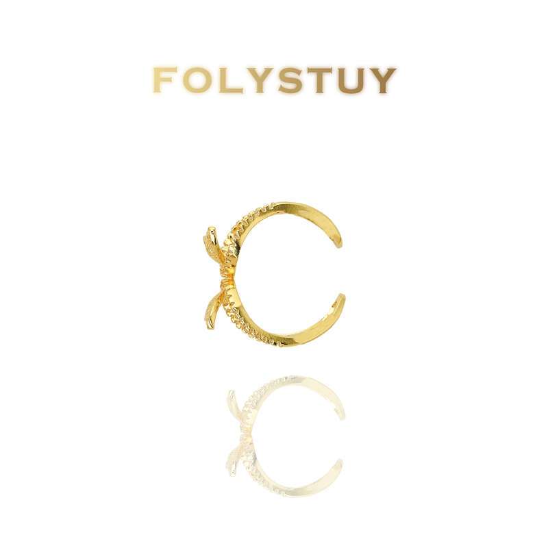 White Gem Butterfly Ring NO.Z125