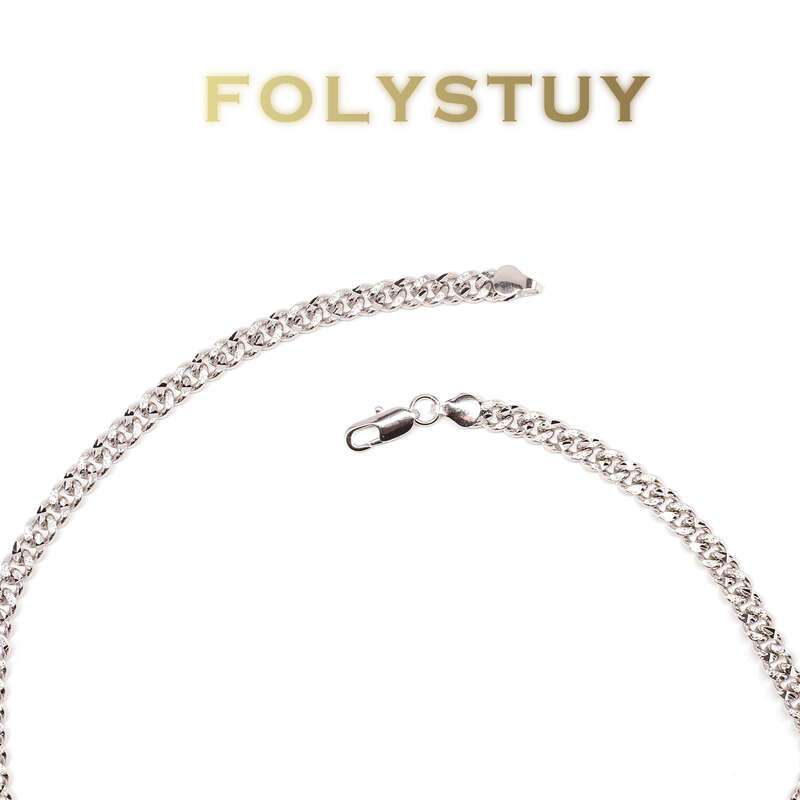 White Gold Cuban Necklace NO.Y52
