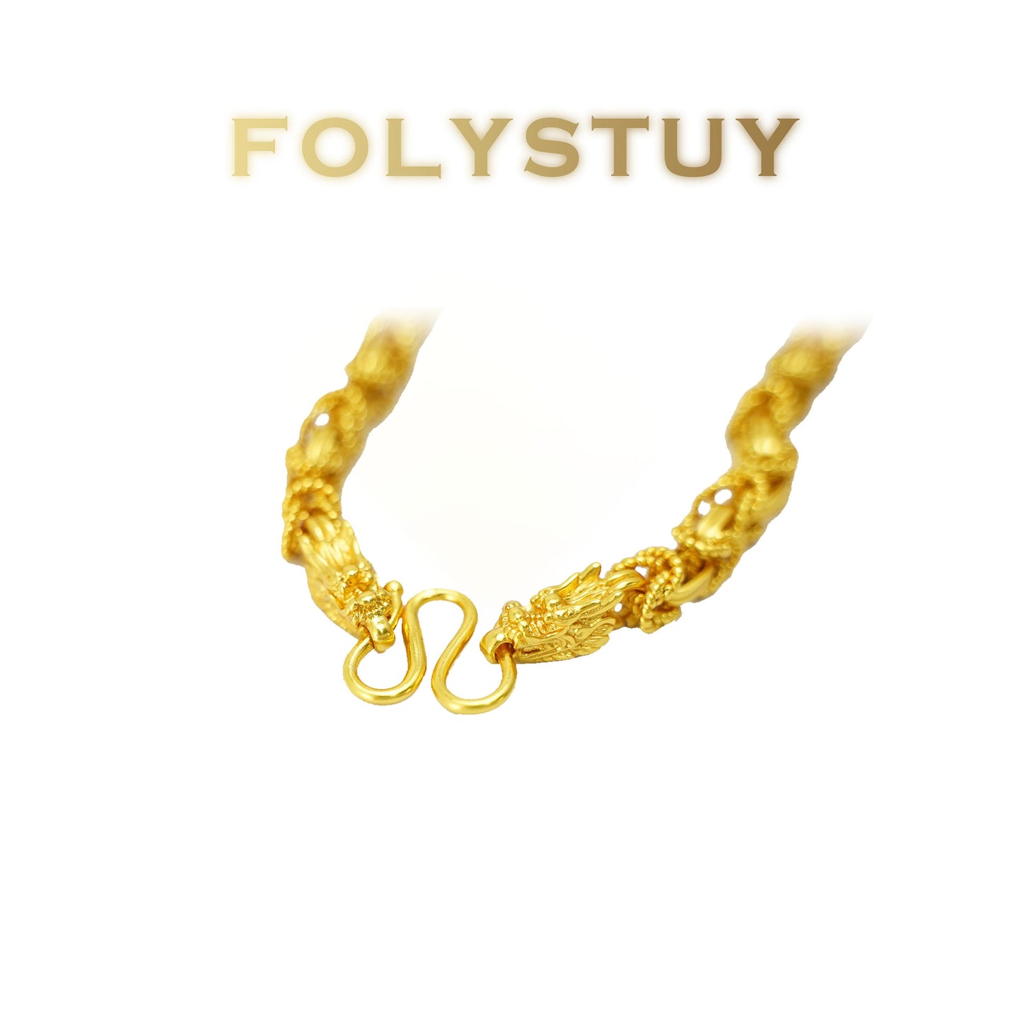 【FOLYSTUY(YNY11)】24k gold filled Big keel tank necklace